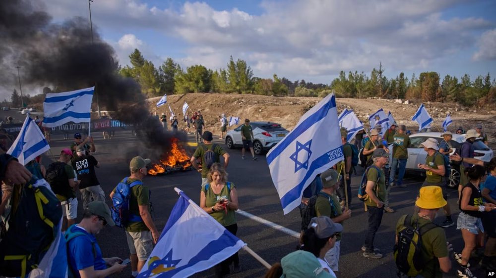 Protest in Israel: Demanding a ceasefire in Gaza and the release of hostages