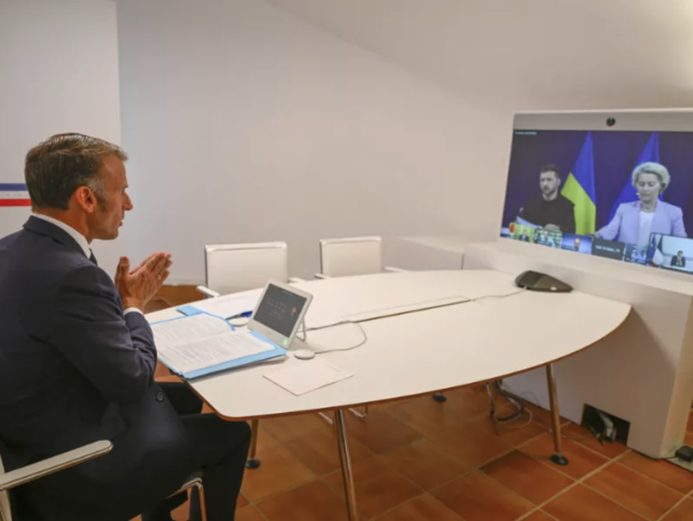 The online summit of leaders of the "Alliance of the Willing" begins