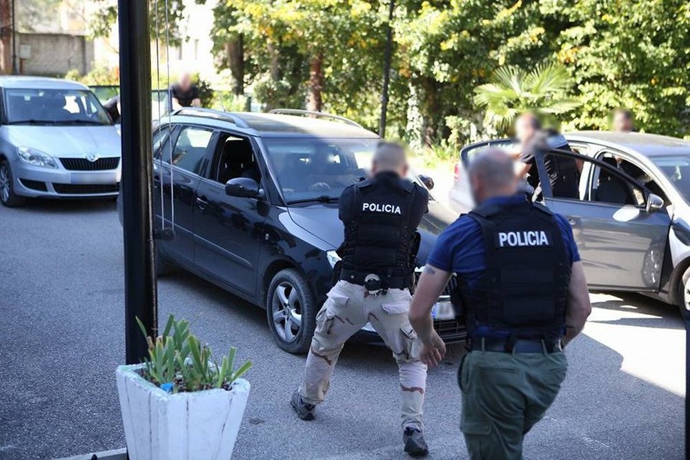 Tirana Police in Action Against Narcotics Trafficking