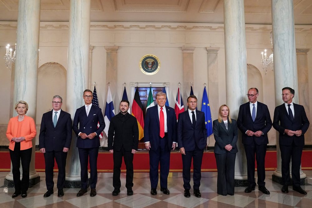 Russia-Ukraine War/Trump and European Leaders Discuss Peace Plan