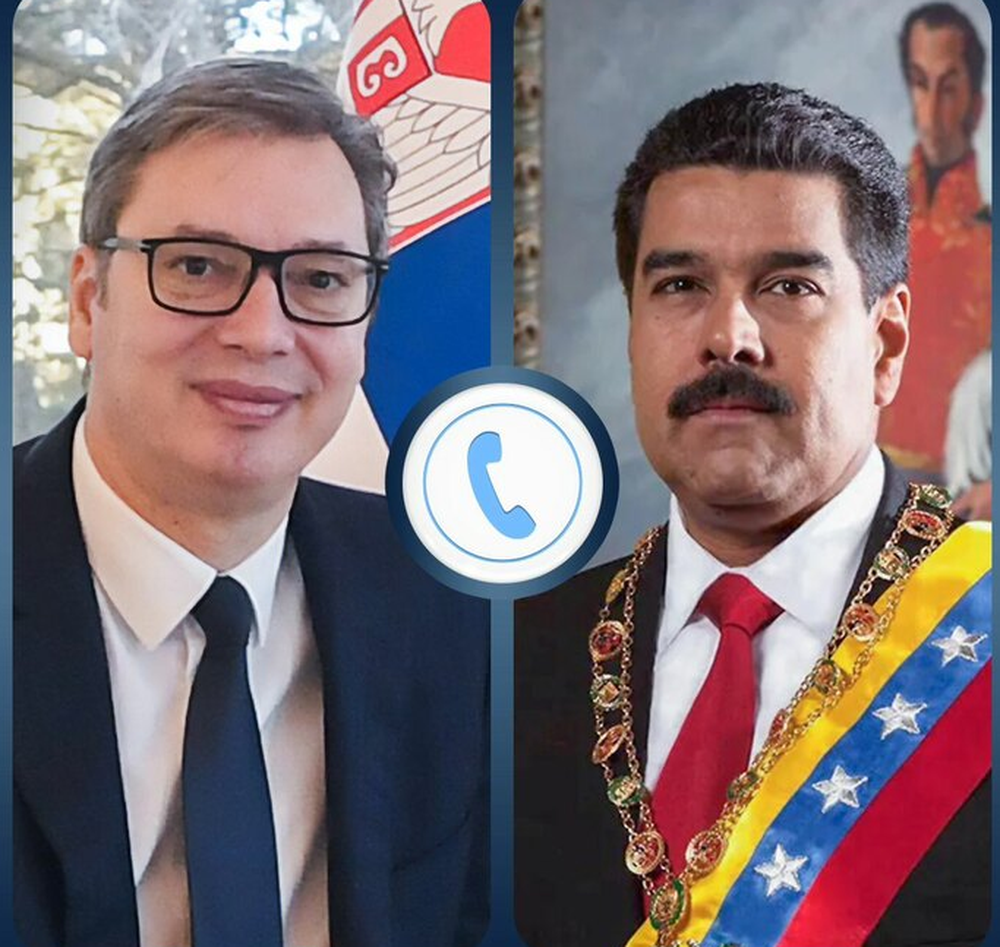 Maduro from Venezuela in support of Vučić, the Serbian president calls him a
