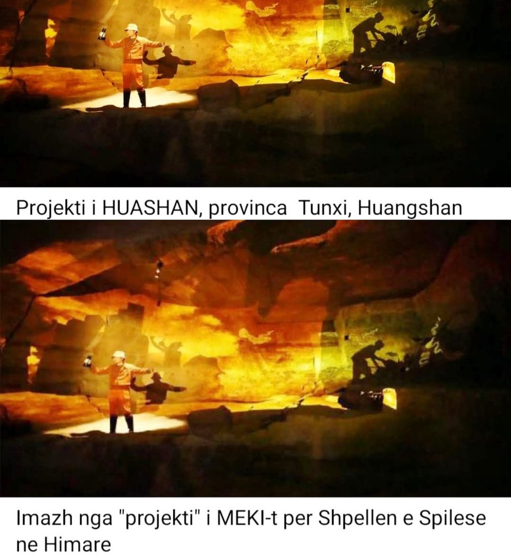 Auron Tare denounced the lavatories at the entrance to the Spile Cave. The