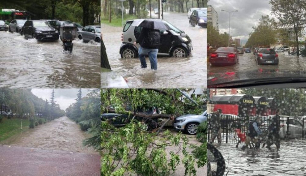 Stuhia tropikale godet disa qytete të Shqipërisë, rrëzohen