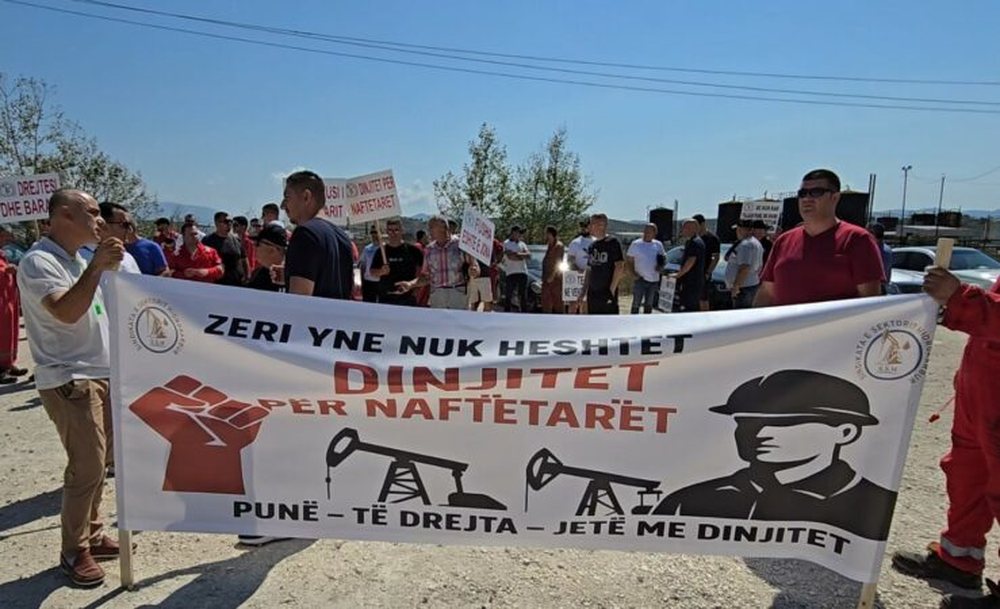 Naftëtarët e Bankers Petroleum sërish në protestë,