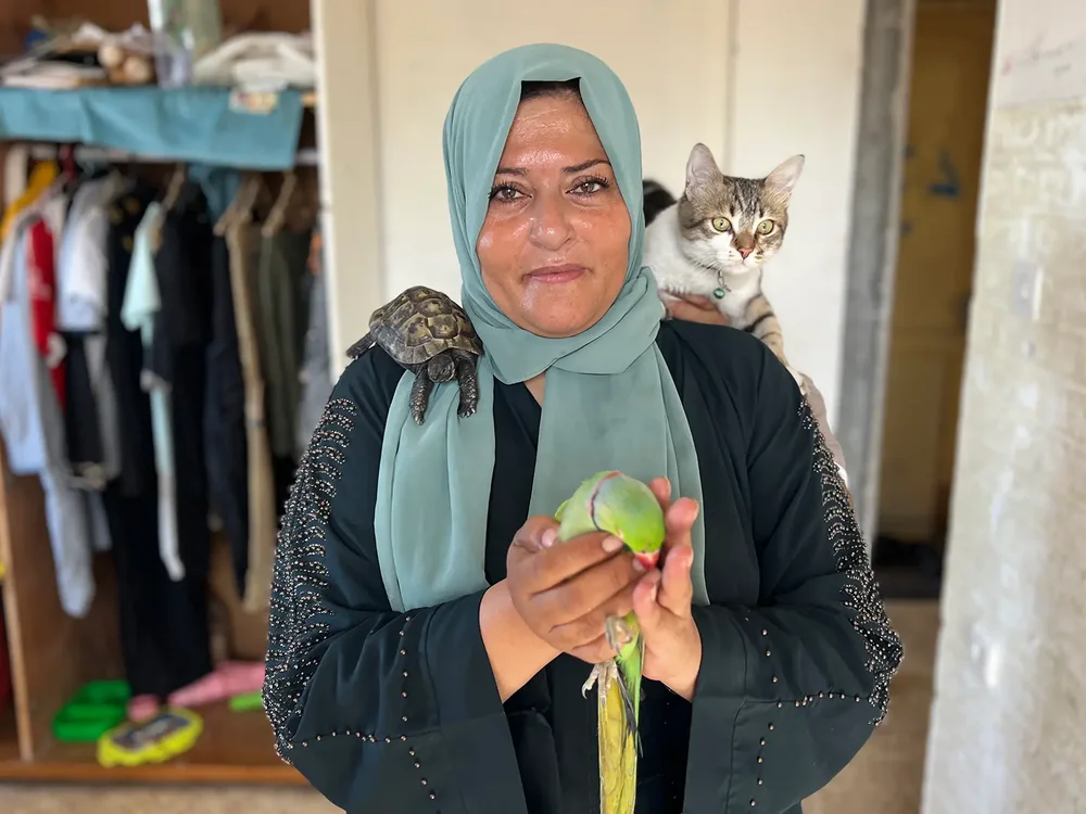 A lucky cat, an old soccer ball: The items Palestinians keep after two years of
