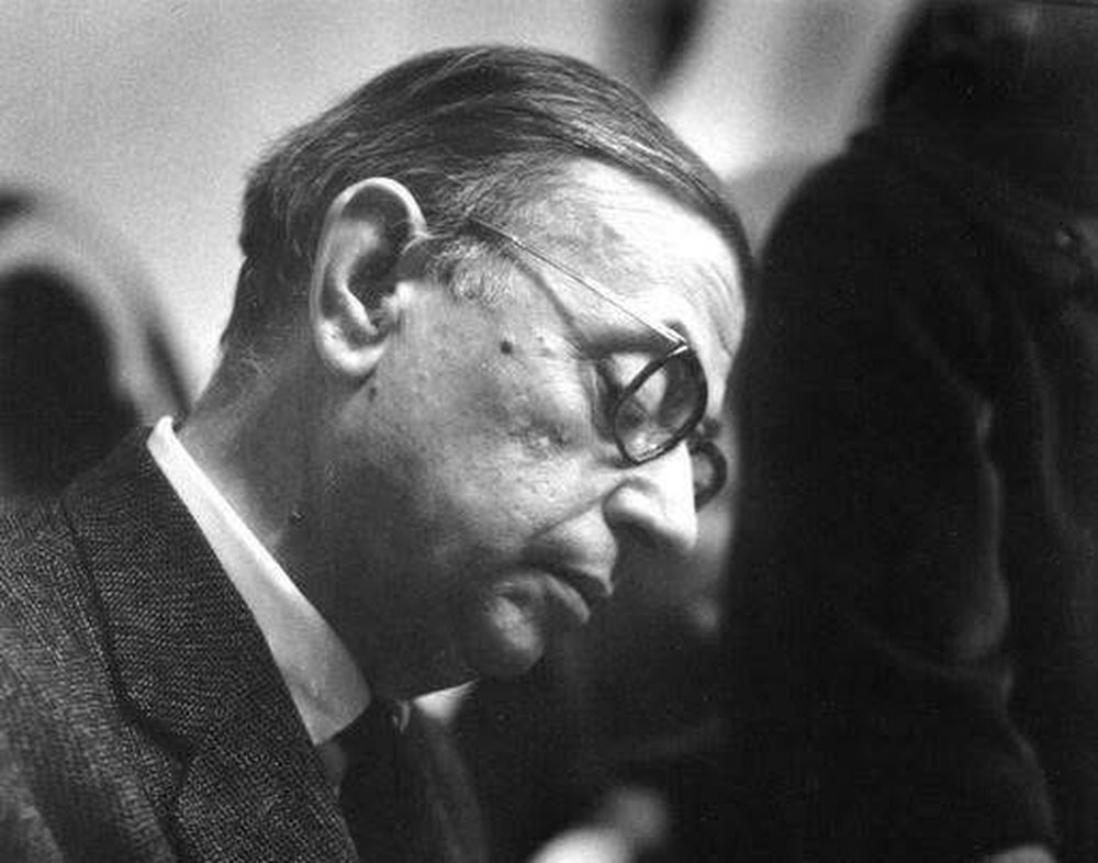 Jean-Paul Sartre, the philosopher who refused the Nobel Prize in Literature to