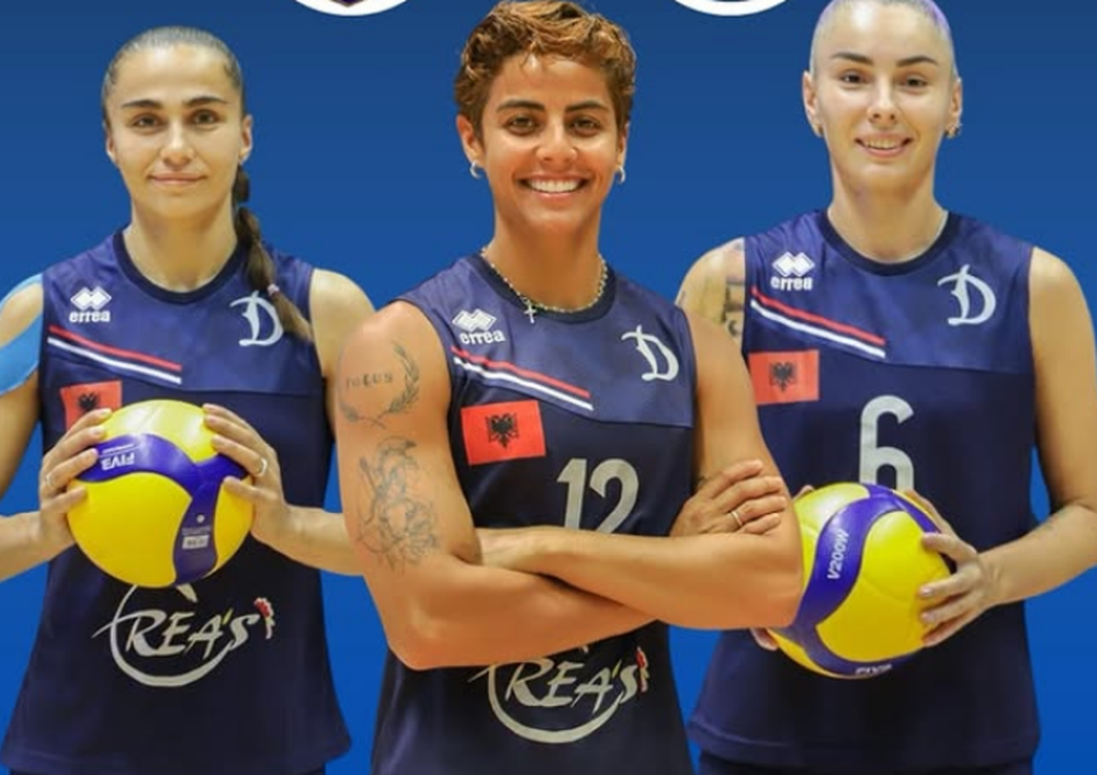 This also happens in Albanian sports, Dinamo volleyball player is suspended and