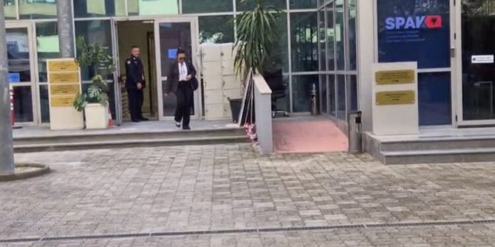 Pamela Qirko appears at SPAK as the lawyer for her sister, Belinda Balluku