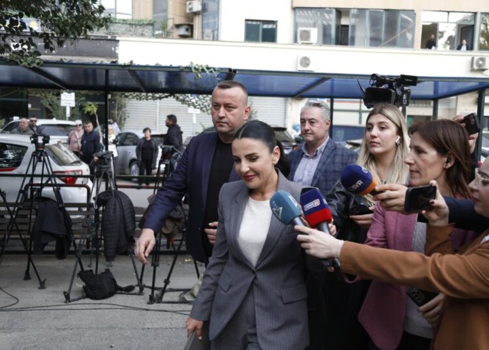 Deputy Prime Minister, Belinda Balluku, appears at SPAK