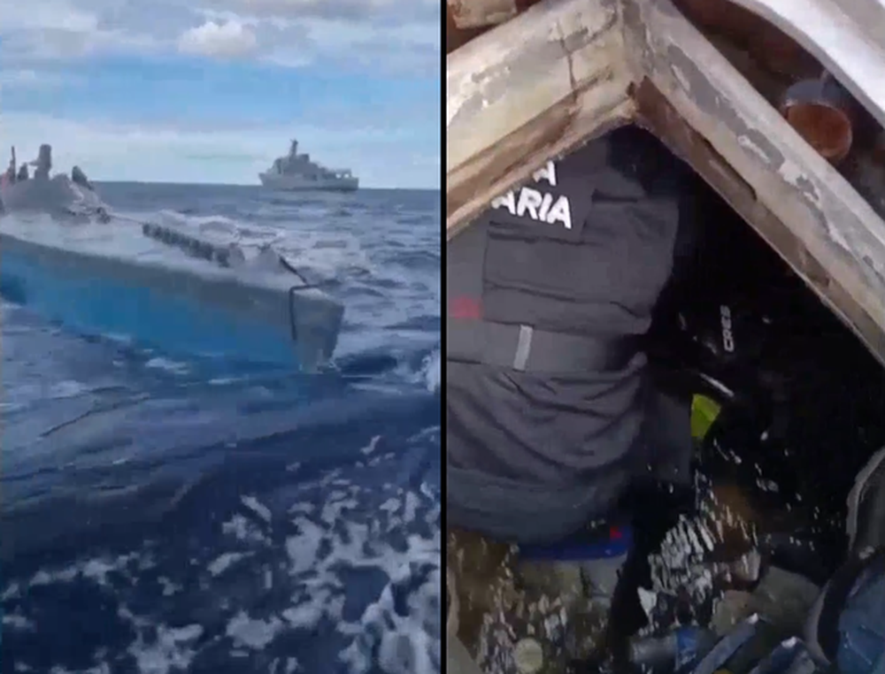 Ndalohet nëndetësja me 1.7 tonë kokainë në ujërat