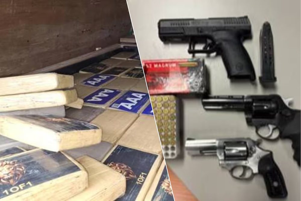 1.6 tonë kokainë, ketaminë dhe armë u sekuestruan në