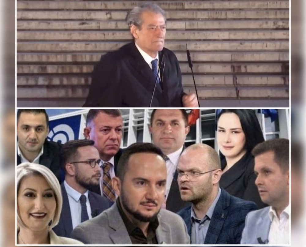 Berisha continues on Podium 2 below the Prime Minister's Office. Salianji