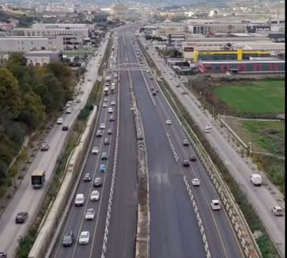 Unplanned works/The expansion of the Tirana-Durrës highway isolated the