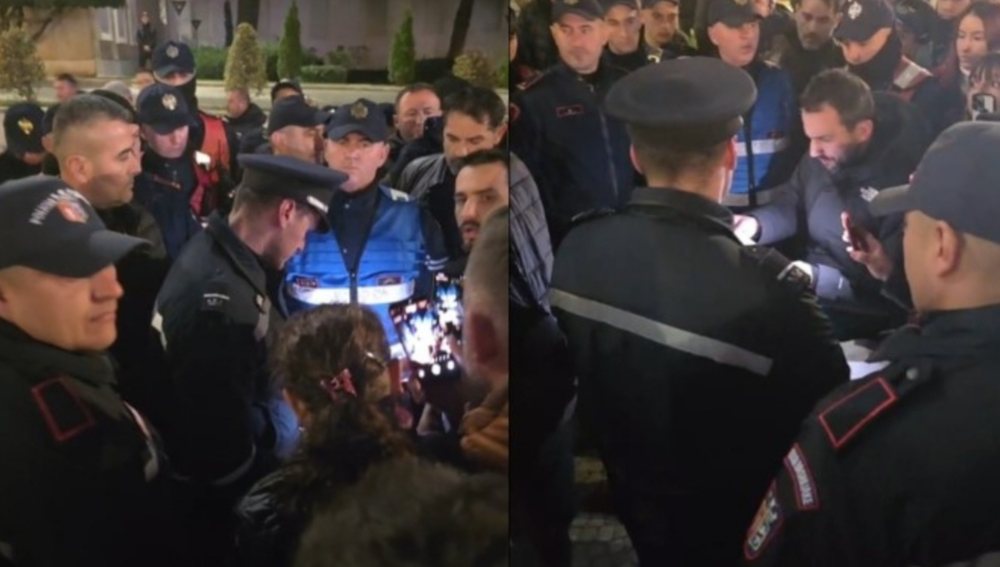 Lapaj...vijon protestën tek Kryeministria, përplaset me Policinë