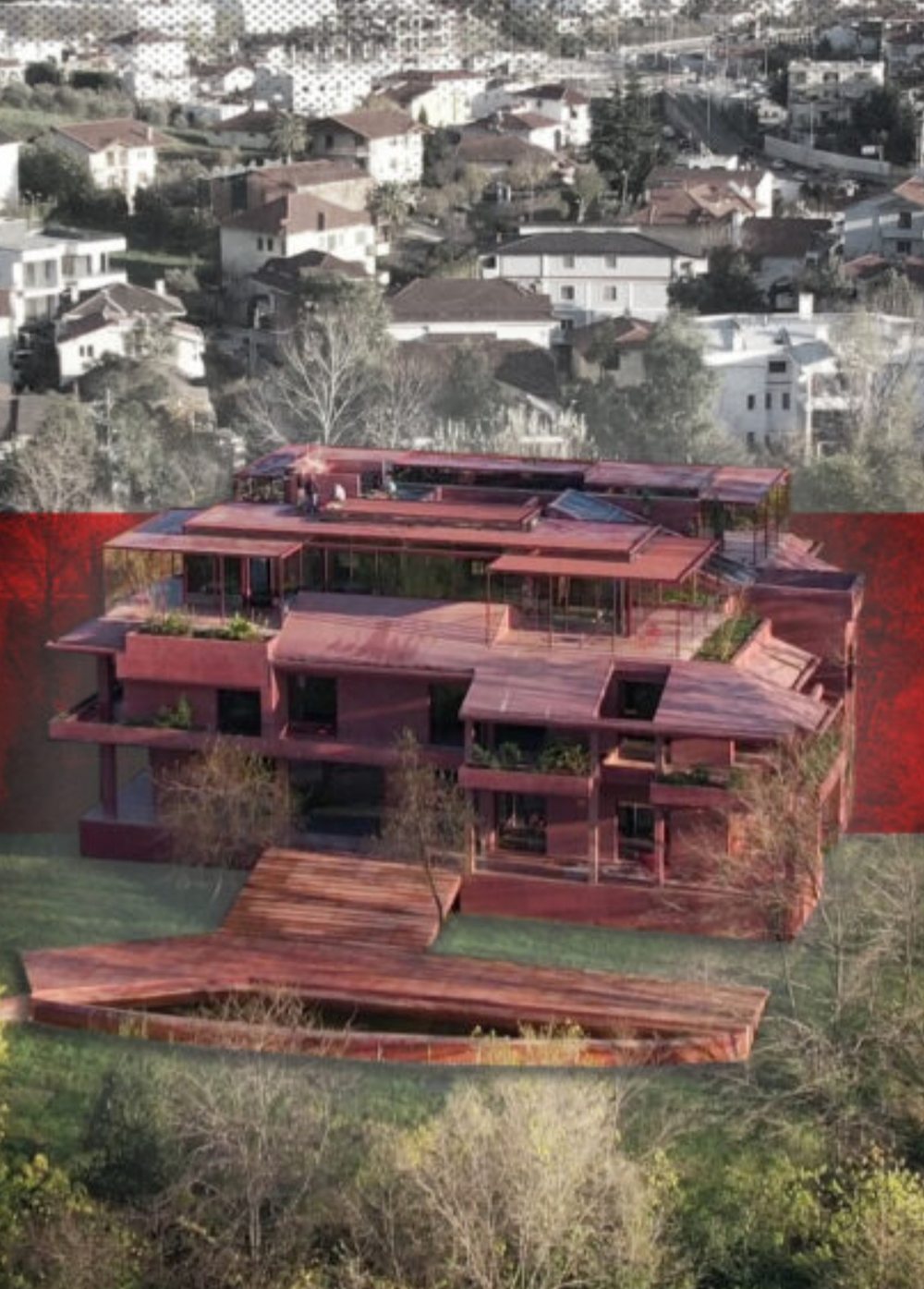 Vila &ldquo;No. Red&rdquo; ose oborri i arkitekt&euml;ve t&euml; qeveris&euml;