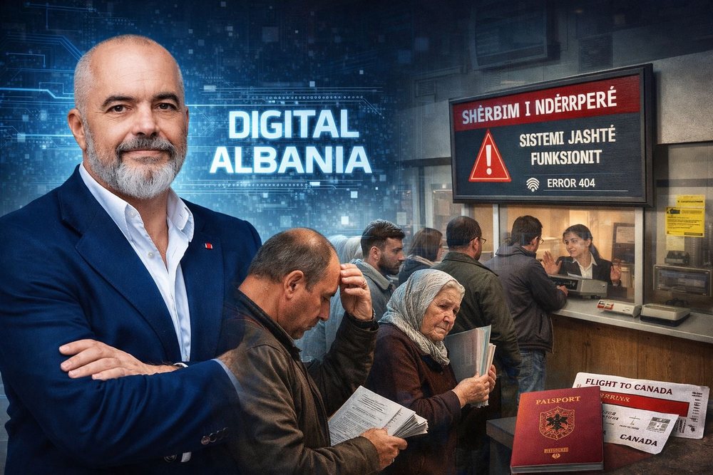 Digjitalizim p&euml;r show, radh&euml; p&euml;r hall: historia e p&euml;rditshme