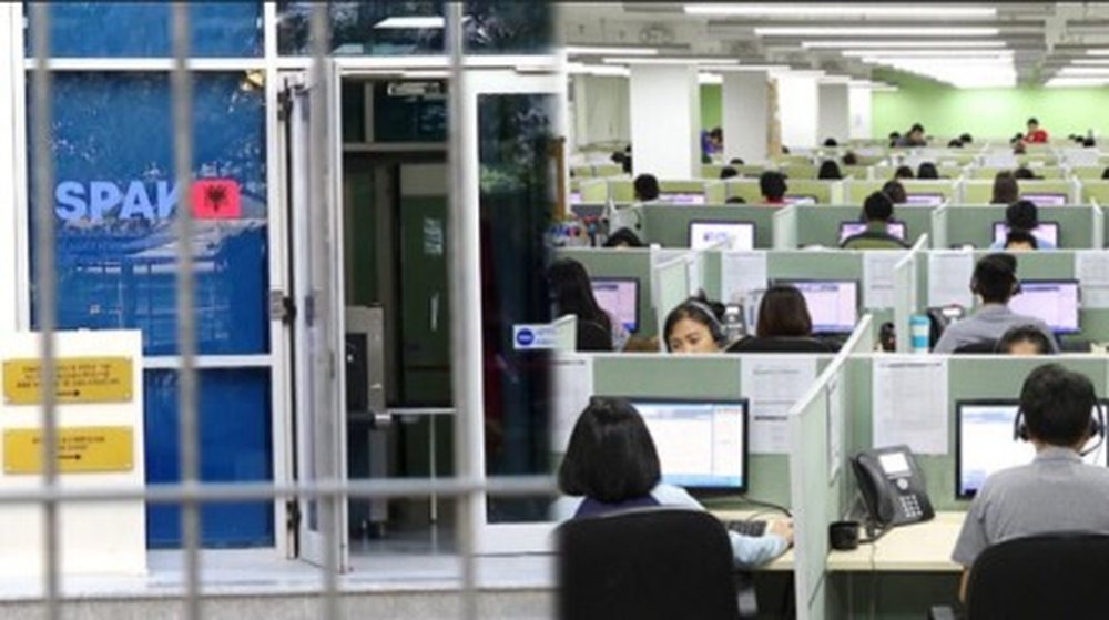 Mashtrimet me call center/ GJKKO cakton arrest me burg p&euml;r 8 persona