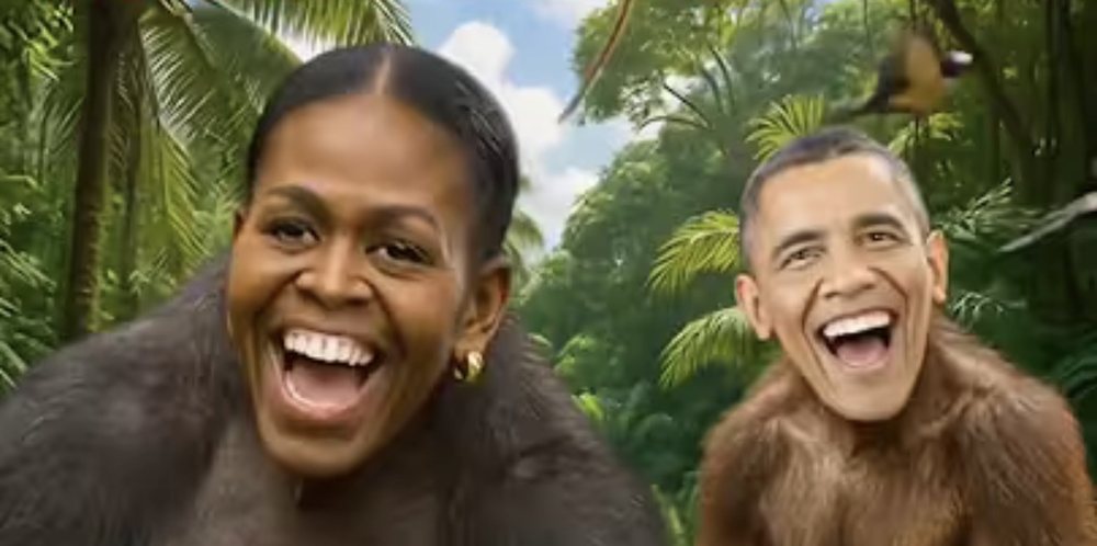 Trump shp&euml;rndan video me p&euml;rmbajtje raciste ndaj &ccedil;iftit Obama.