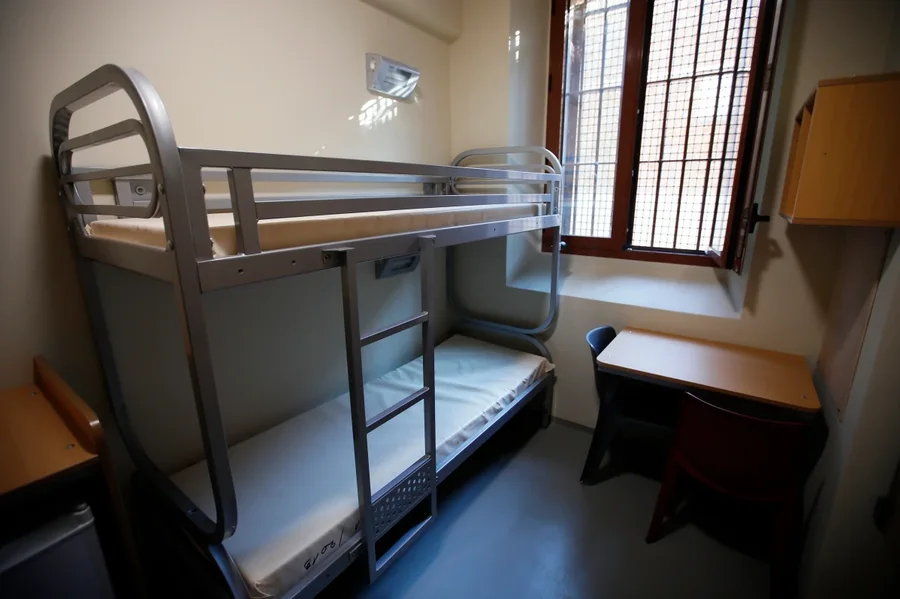 Inside the 9 square meter cell where Sarkozy is serving his sentence and the