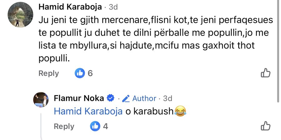 Politicians who can't stand a critical comment/ Beci and Noka, the