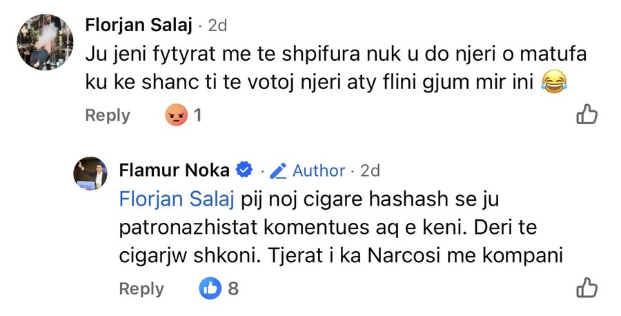 Politicians who can't stand a critical comment/ Beci and Noka, the