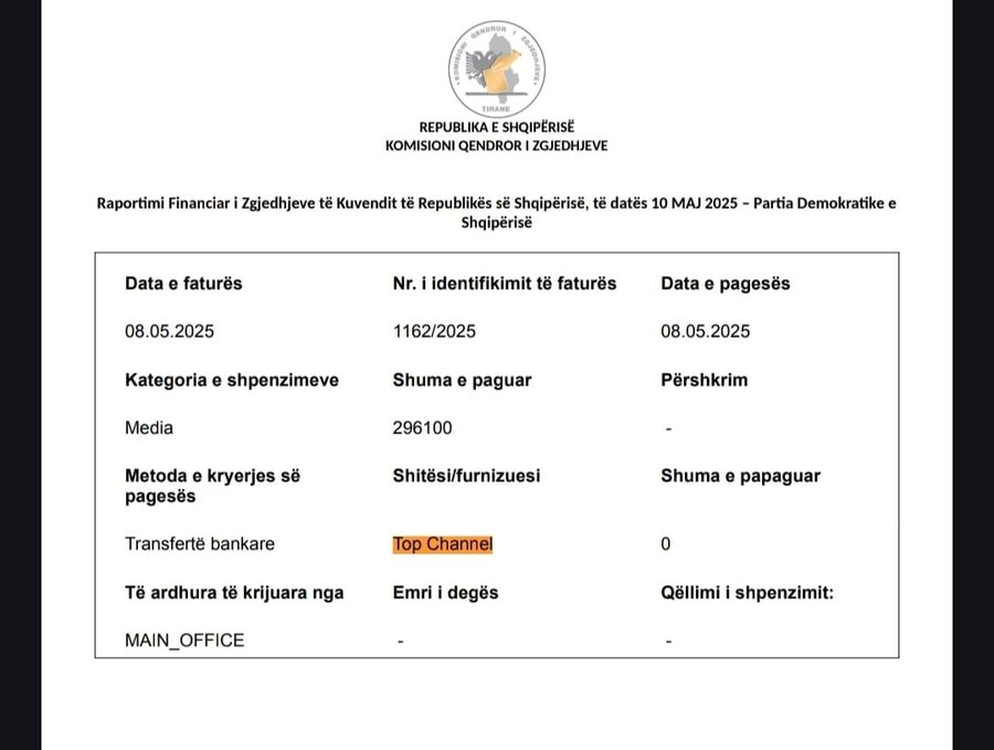 Zbulohen pagesat e PD ndaj dy televizioneve më të mëdha në