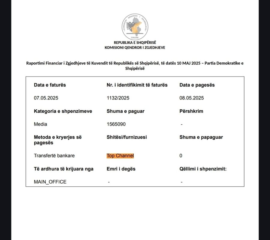 Zbulohen pagesat e PD ndaj dy televizioneve më të mëdha në