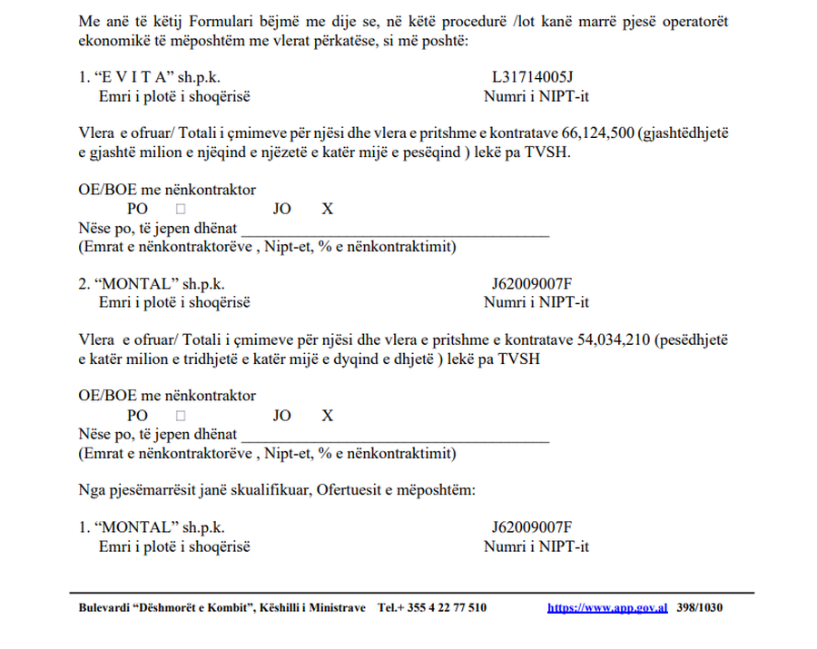 Klodian Allajbeu is declared the winner of the tender for cardiac surgery