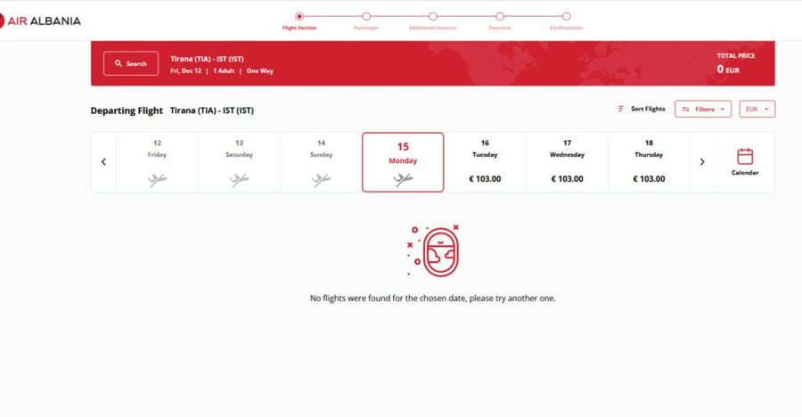 Pasi shiti bileta deri në mëngjes, Air Albania anulon sërish