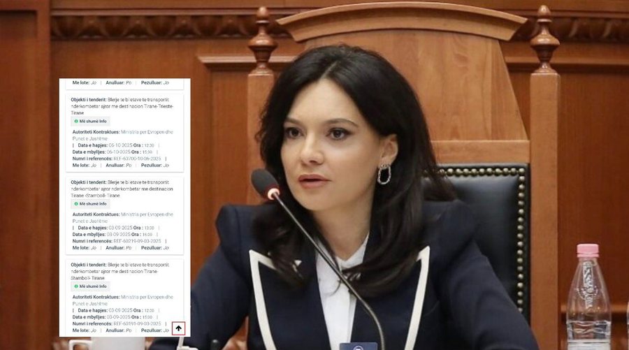 Ministria e Jashtme hap tendera për bileta udhëtimi, i anulon