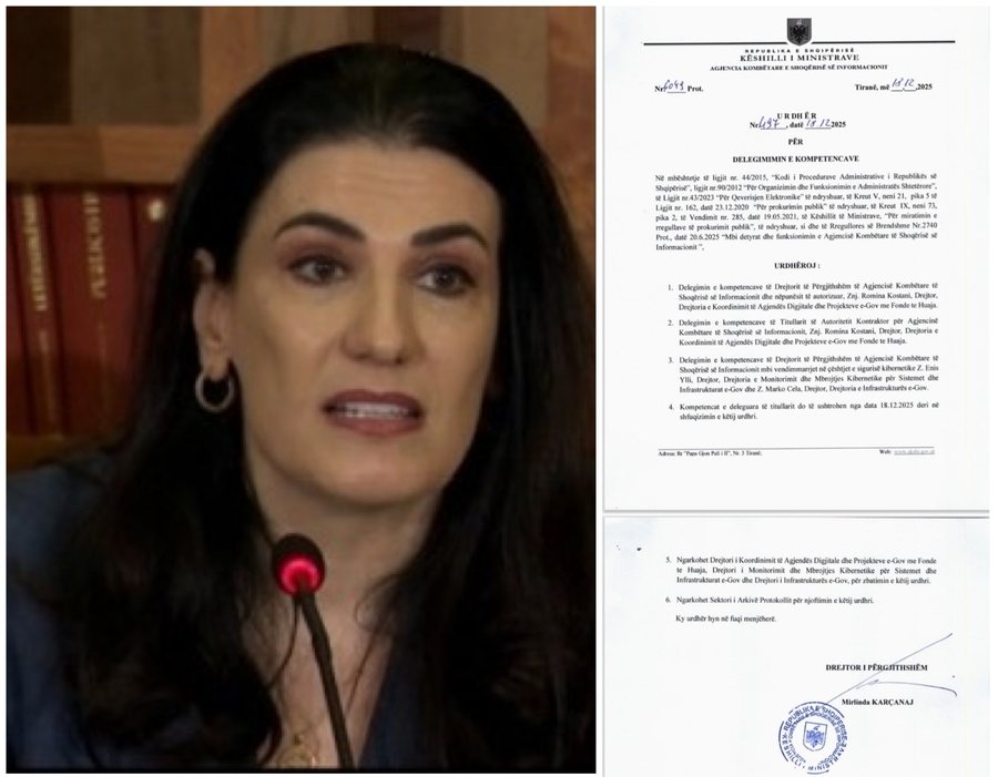 Kar&ccedil;anaj delegon kompetencat n&euml; AKSHI, nd&euml;rsa ndodhet n&euml;