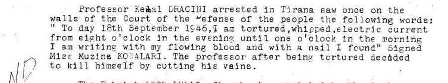 Dokument i CIA-s hedh drit&euml; mbi torturat ndaj Musine Kokalarit