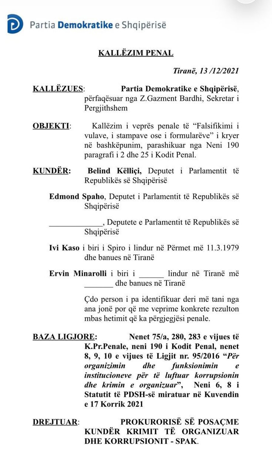 Nga kall&euml;zues n&euml; kryetar grupi, ironia e p&euml;rplasjes