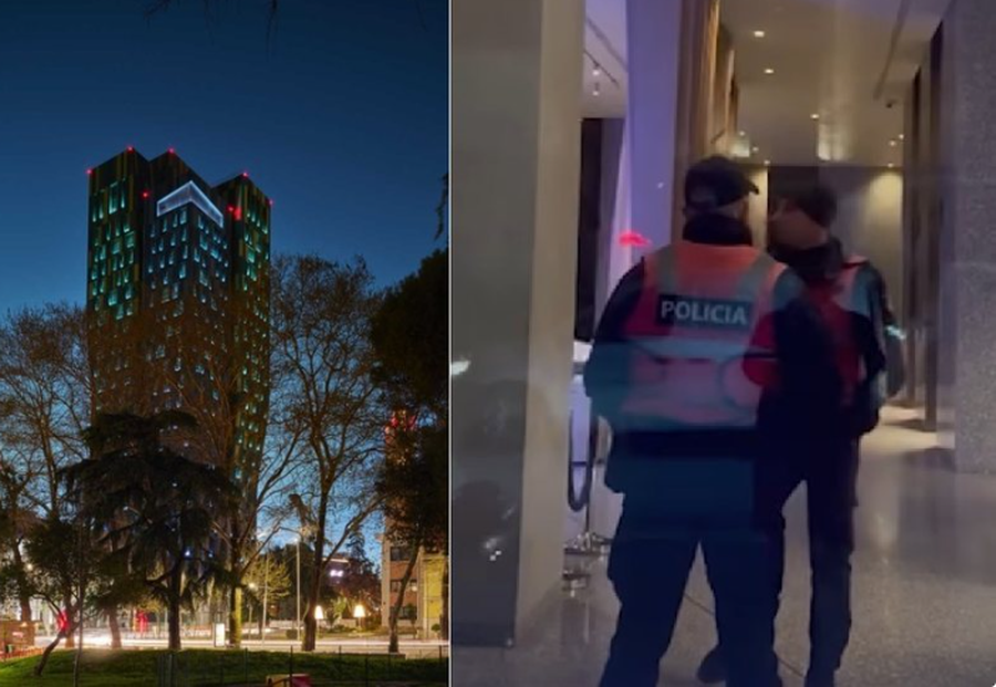 Kontrollet e SPAK n&euml; kull&euml;n "Green Tower" / Zbulohen call