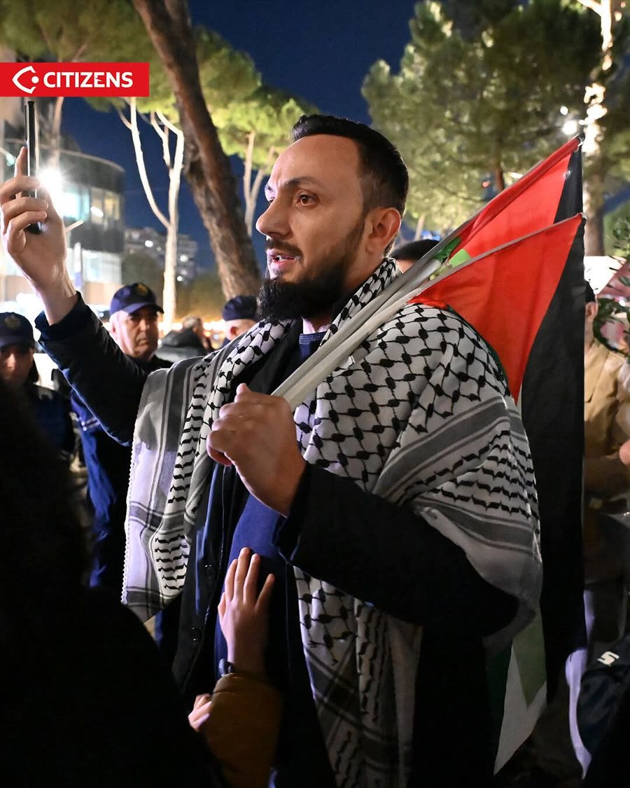 Protesta pro Palestin&euml;s, policia shoq&euml;ron dy aktivist&euml;t