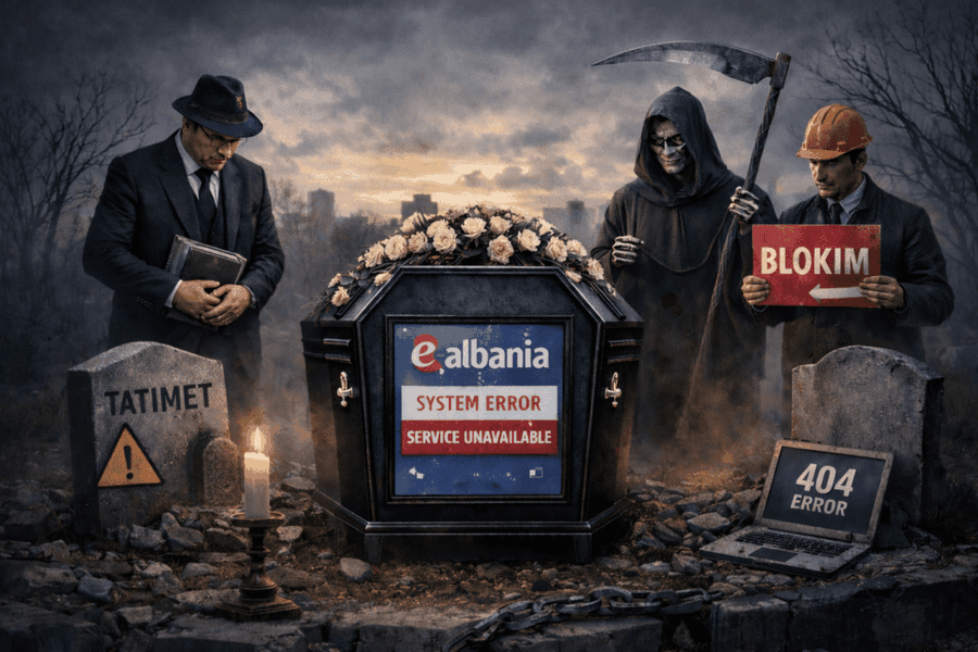 &ldquo;Funerali&rdquo; i digjitalizimit: Kronika e nj&euml; janari t&euml;