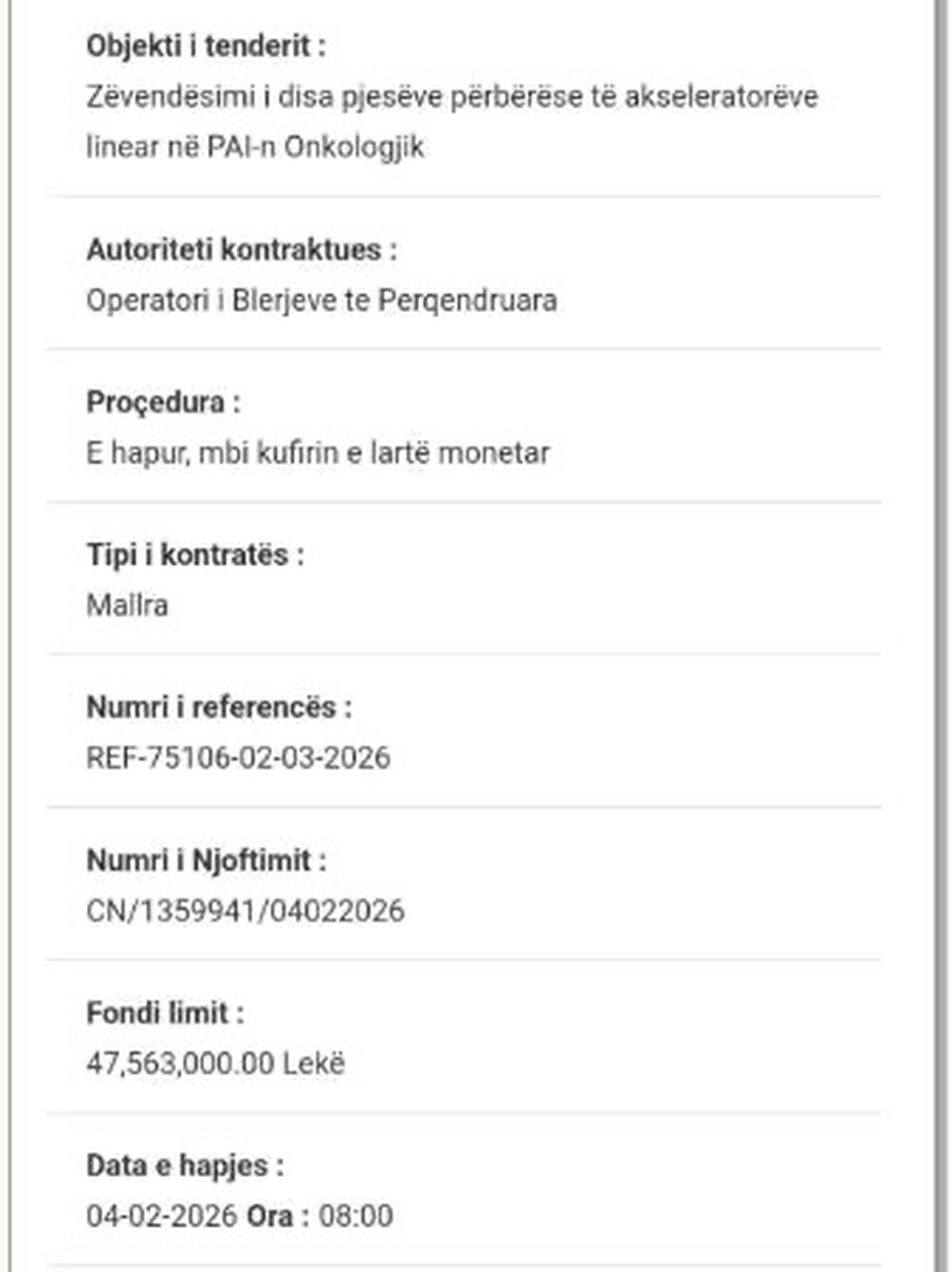 Tre akselerator&euml; n&euml; fjalime, dy n&euml; avari n&euml; QSUT: