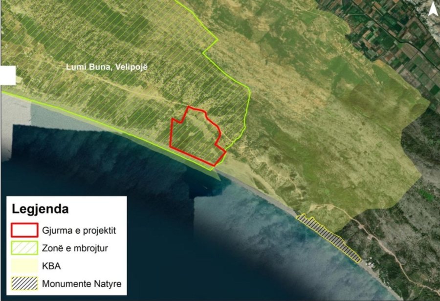 Betonizon natyr&euml;n: Organizata mjedisore kund&euml;r resortit n&euml;