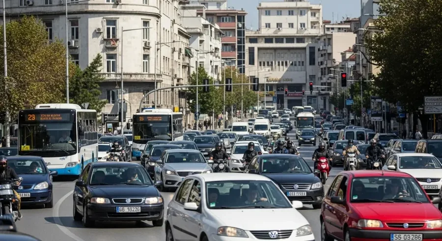 Trafiku n&euml; kolaps dhe qyteti pa drejtim: kur largimi i nj&euml; makine