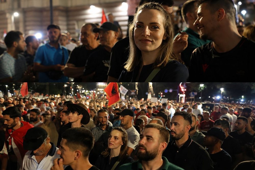 Diaspora merr fjal&euml;n n&euml; protest&euml;n e 21-t&euml;, Marjana