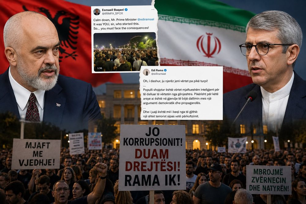 Protestat n&euml; Tiran&euml; ndezin p&euml;rplasjen Shqip&euml;ri-Iran, Rama i