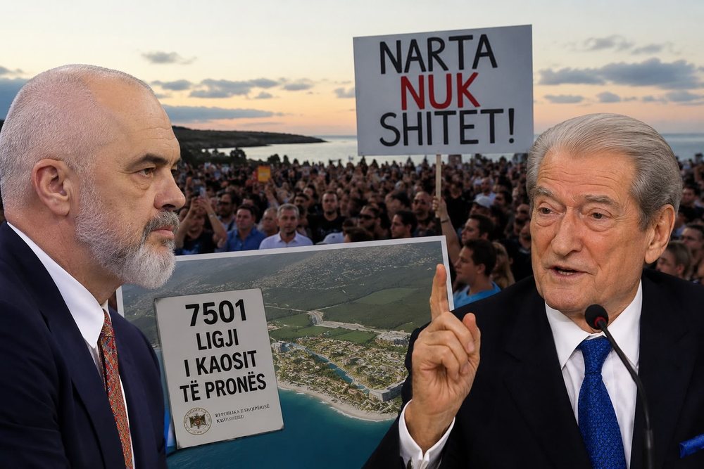 Berisha mes zhvillimit, pron&euml;s dhe protest&euml;s: nj&euml; opozit&euml; pa