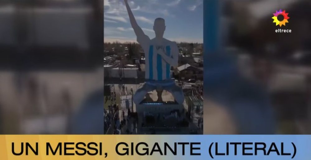 Statuja m&euml; e madhe e Messit n&euml; bot&euml; inaugurohet n&euml;