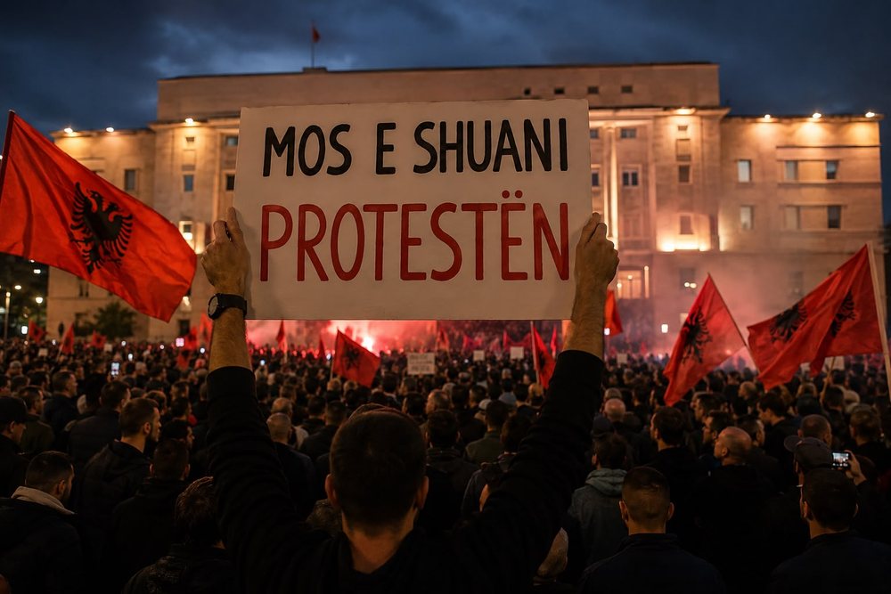 MOS E SHUANI PROTEST&Euml;N