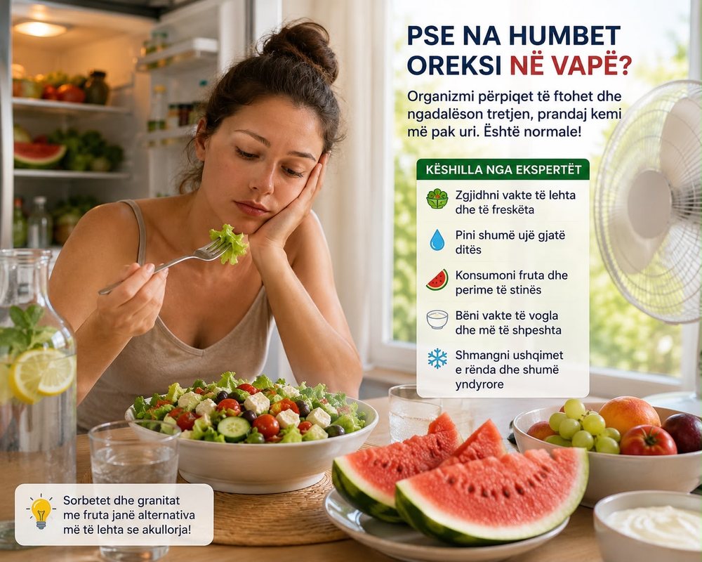 Pse na humbet oreksi n&euml; vap&euml;? Ekspert&euml;t shpjegojn&euml;