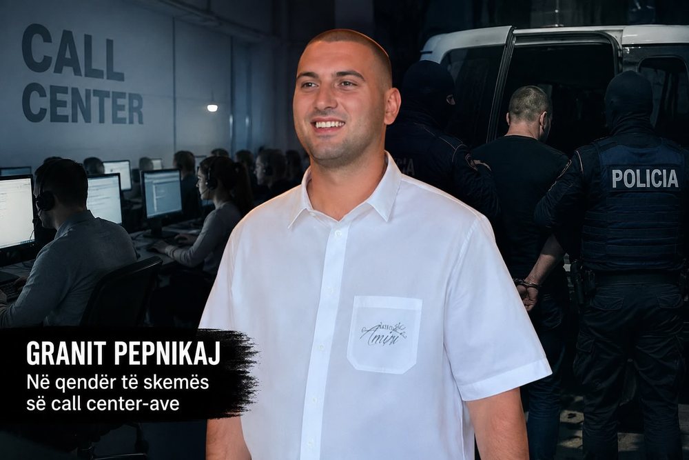 Arrestimi i bosit t&euml; call centerave/ Policia:  Granit Pepnika fshihej