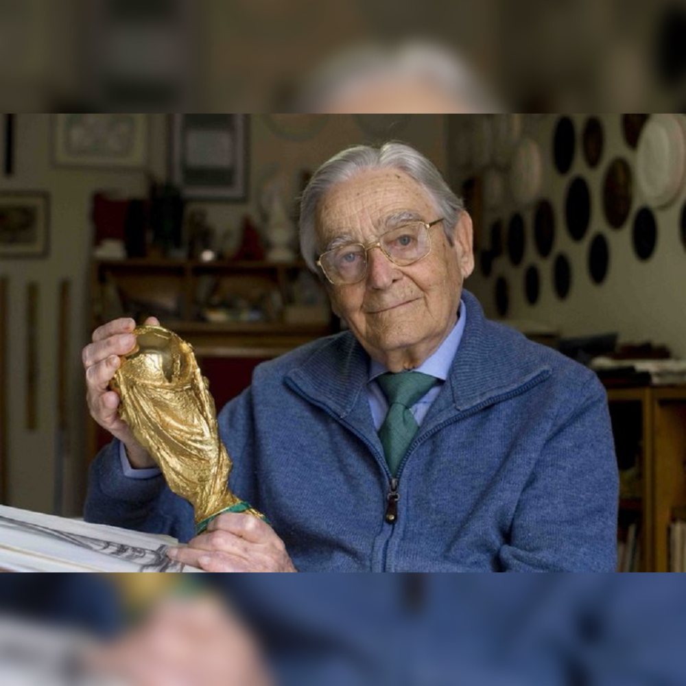 Silvio Gazzaniga, artisti italian q&euml; krijoi trofeun m&euml; t&euml;