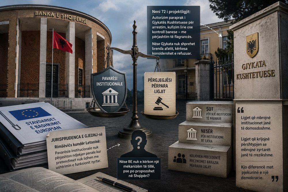 Banka e Shqip&euml;ris&euml; dhe imuniteti q&euml; Europa nuk e k&euml;rkoi