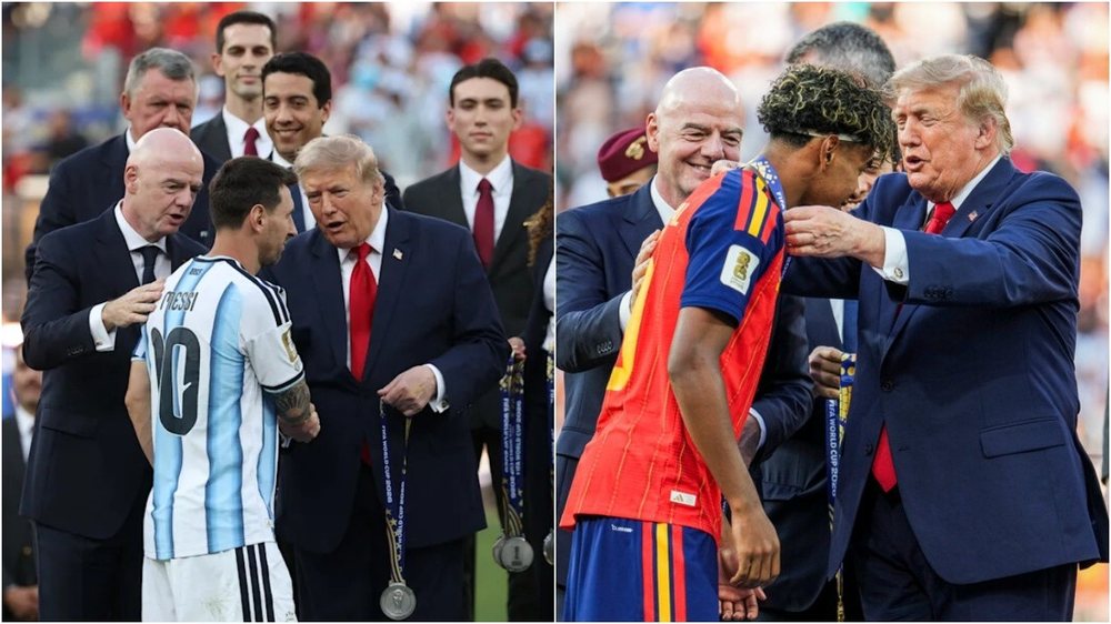 Zbulohet &ccedil;far&euml; u tha Trump futbollist&euml;ve gjat&euml;