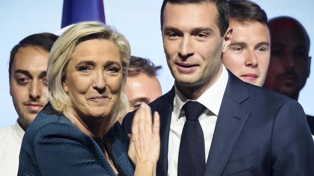 Jordan Bardella del n&euml; plan t&euml; par&euml; pas ndalimit t&euml; Le Pen,